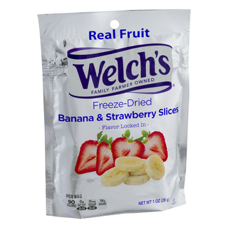 Freeze-Dried Slices, Banana & Strawberry