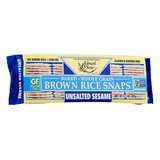 Brown Rice Snaps, Unsalted Sesame
