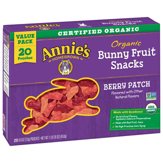 Bunny Fruit Snacks, Organic, Berry Patch, Value Pack