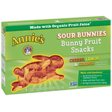 Sour Bunnies Bunny Fruit Snacks, Cherry, Lemon & Orange