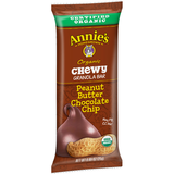 Granola Bar, Organic, Peanut Butter Chocolate Chip, Chewy