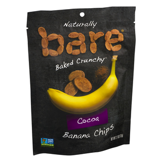 Crunchy Banana Chips, Cocoa Dusted