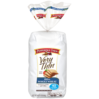 Bread, Very Thin, 100% Whole Wheat