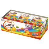 Baked Snack Crackers, Cheddar, Colors, 12 Lunch Packs