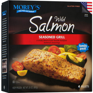 Wild Pacific Salmon, Seasoned Grill