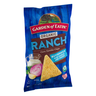 Organic Corn Tortilla Chips, Ranch