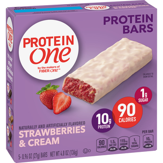 Protein Bars, Strawberries & Cream