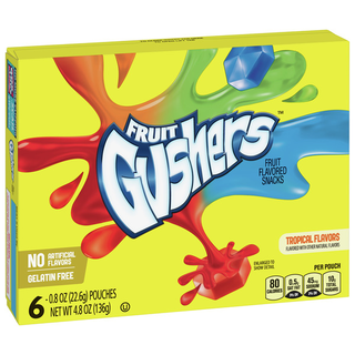Fruit Flavored Snacks, Tropical Flavors