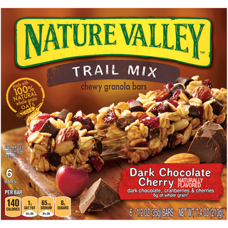 Granola Bar, Fruit & Nut, Chewy, Dark Chocolate Cherry