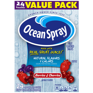 Ocean Spray Fruit Flavored Snacks 24 Ea