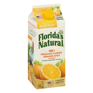 Orange Juice, 100% Premium, Most Pulp