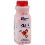 Kefir, Lowfat, 1% Milkfat, Strawberry