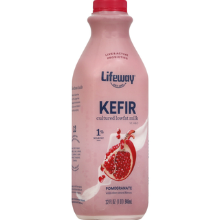 Kefir, 1% Milkfat, Pomegranate