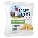 Kettle Cooked Potato Chips, Original, 40% Reduced Fat