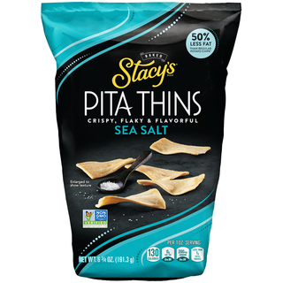 Pita Thins, Sea Salt, Baked