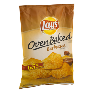 Potato Crisps, Barbecue Flavored, Baked
