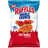 Double Crunch Potato Chips, Hot Wings