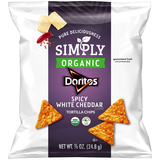Doritos Simply Organic Spicy White Cheddar Flavored Tortilla Chips 0.875 Oz