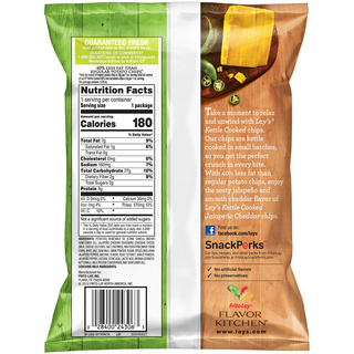 Kettle Cooked Potato Chips, Jalapeno Cheddar
