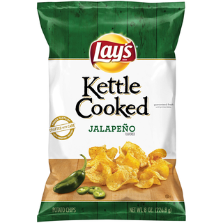 Kettle Cooked Potato Chips, Jalapeno