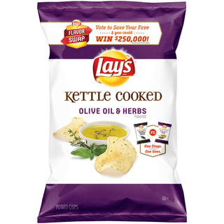 Kettle Cooked Potato Chips, Olive Oil & Herbs
