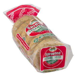 Sesame Seed Bagels, Freshly Sprouted Wheat