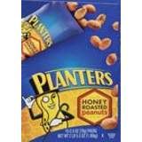 Planters Honey Roasted Peanuts 15 - 2.5 Oz Packs