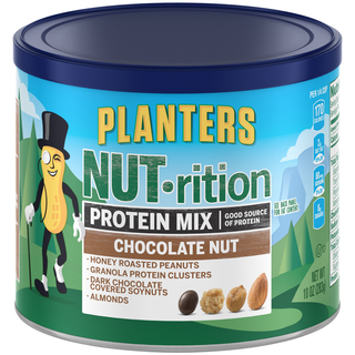 Planters Nut-rition Chocolate Nut Protein Mix 10 Oz. Canister