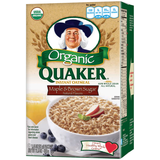 Organic Instant Oatmeal, Maple & Brown Sugar