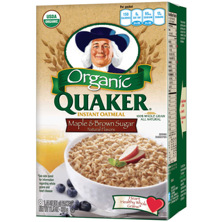 Organic Instant Oatmeal, Maple & Brown Sugar