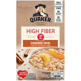 High Fiber Instant Oatmeal, Cinnamon Swirl