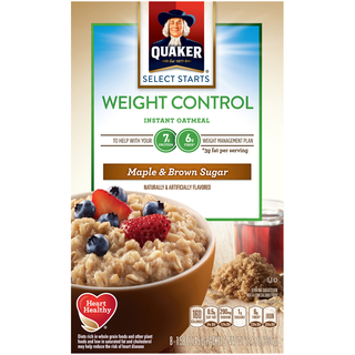 Maple & Brown Sugar Flavored Weight Control Instant Oatmeal