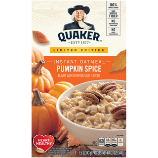Oatmeal, Pumpkin Spice, Instant