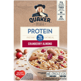 Oatmeal, Instant, Protein, Cranberry Almond