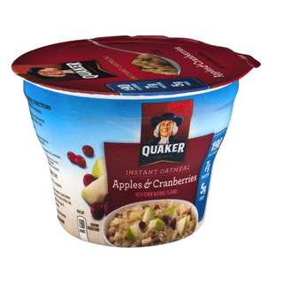 Instant Oatmeal, Apples & Cranberries
