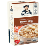 Instant Oatmeal, Banana & Maple