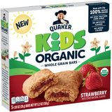 Kids Organic Whole Grain Bars, Strawberry