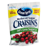 Cranberries, 50% Less Sugar, Dried, Value Pack