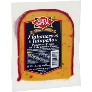 Habanero & Jalapeño NY State Cheddar Cheese