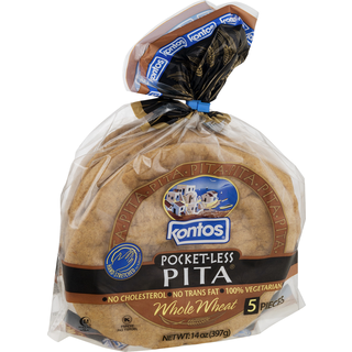 Pocket-Less Whole Wheat Pita