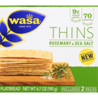 Flatbread, Rosemary & Sea Salt, Swedish Style, Thins