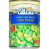 Green and White Lima Beans