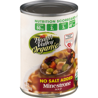 Soup, Organic, Minestrone