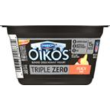 Yogurt, Nonfat, Peach Flavored, Greek, Blended