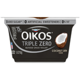 Yogurt, Greek, Coconut Creme Flavored, Blended