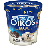 Greek Frozen Yogurt, Cookies & Cream