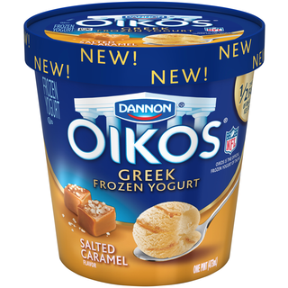 Greek Frozen Yogurt, Salted Caramel