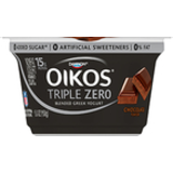 Greek Nonfat Yogurt, Triple Zero Chocolate Flavor