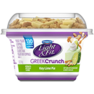 Yogurt & Toppings, Fat Free, Greek Crunch, Key Lime Pie
