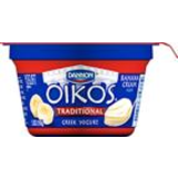 Yogurt, Greek, Blended, Banana Cream Flavored